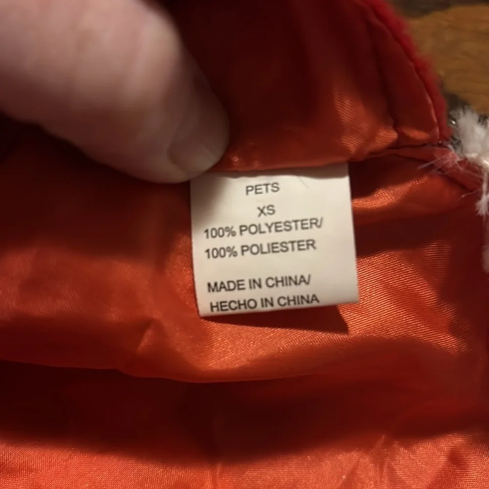 Pet Santa Suit XS